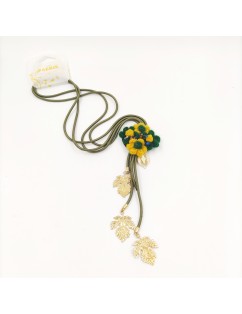 Long Suede Cord Necklace...