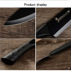 impugnatura ergonomica e antiscivolo lama in acciaio inox giapponese Zyliss E920240 Set di 6 coltelli da cucina Comfort 