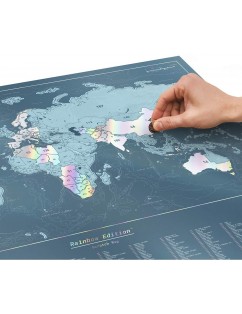 Mappa del mondo da grattare...