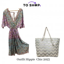 Outfit Hippie Chic Vestido...